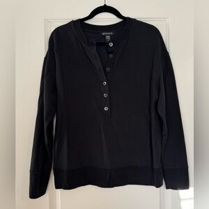 Athleta Balance Henley Pullover Sweatshirt